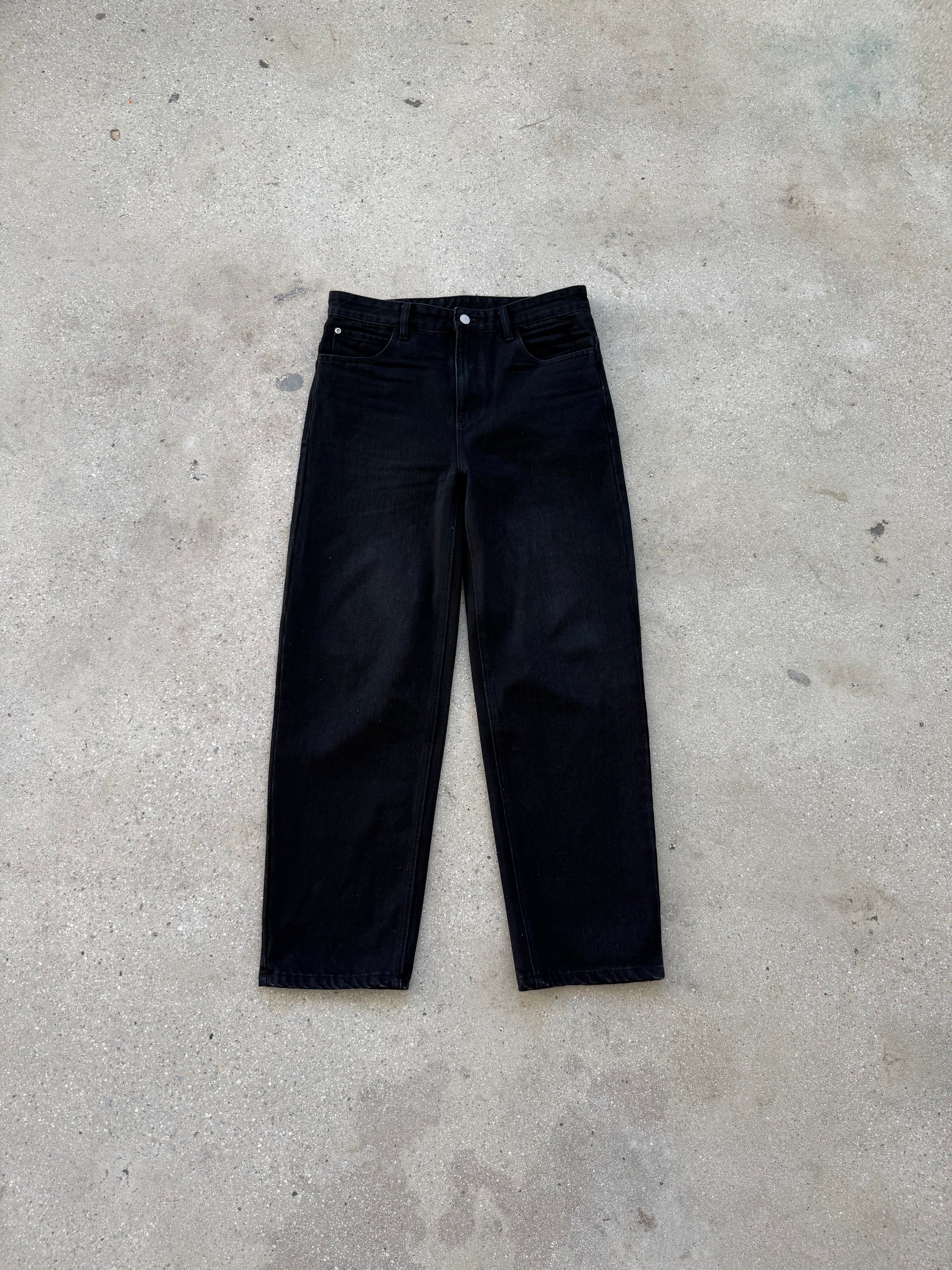 STREET CUT DENIM — JET BLACK