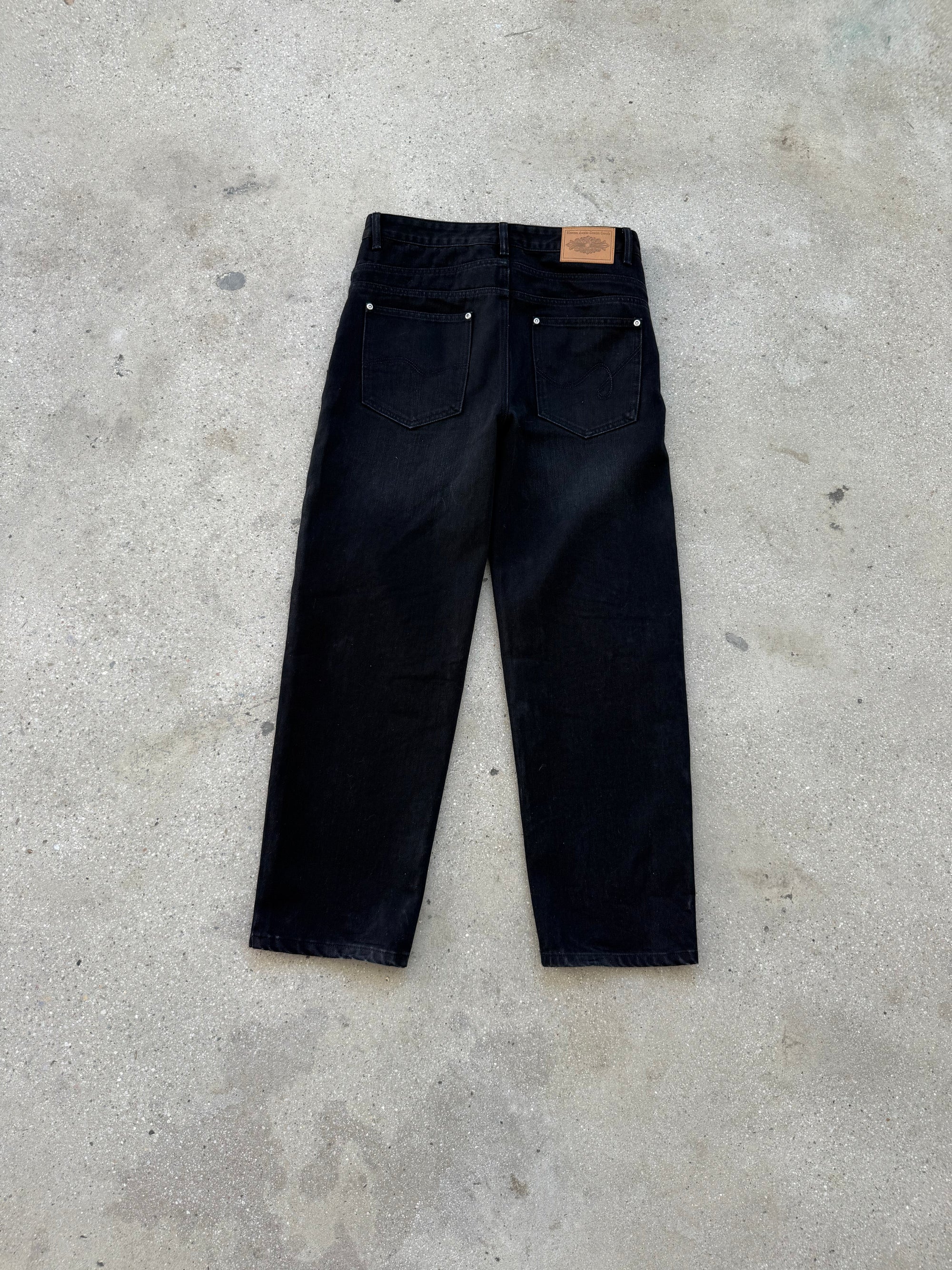 STREET CUT DENIM — JET BLACK
